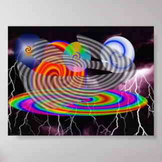 Poster spirale des ténèbres