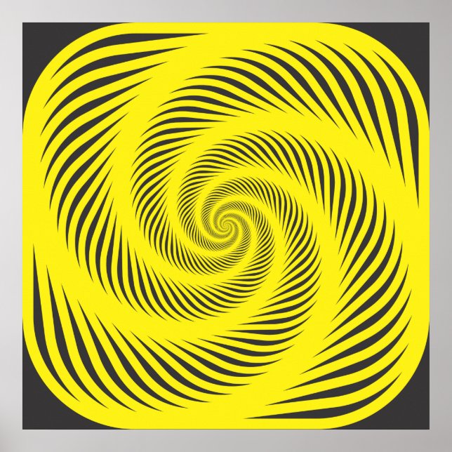 Poster Spirale hypnotique (Devant)