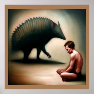 Poster Spirit Animal Armadillo 1