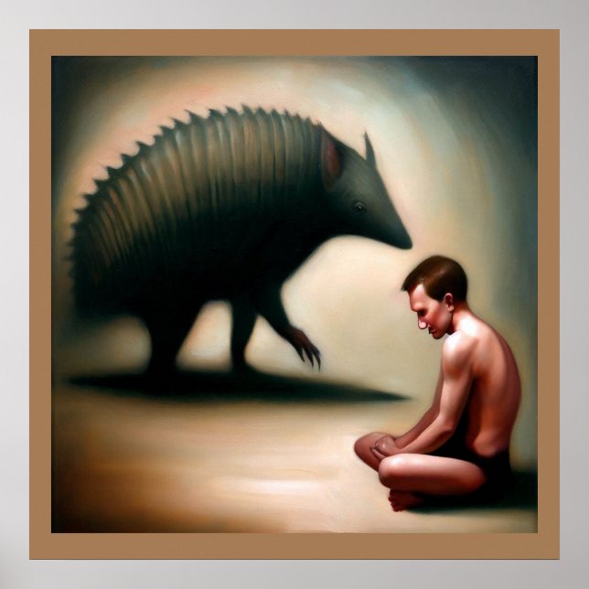 Poster Spirit Animal Armadillo 1 (Devant)