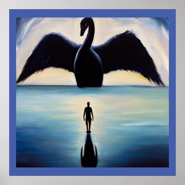 Poster Spirit Animal Black Swan 1 (Devant)