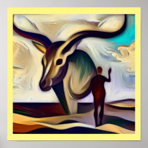 Poster Spirit Animal Gazelle 3