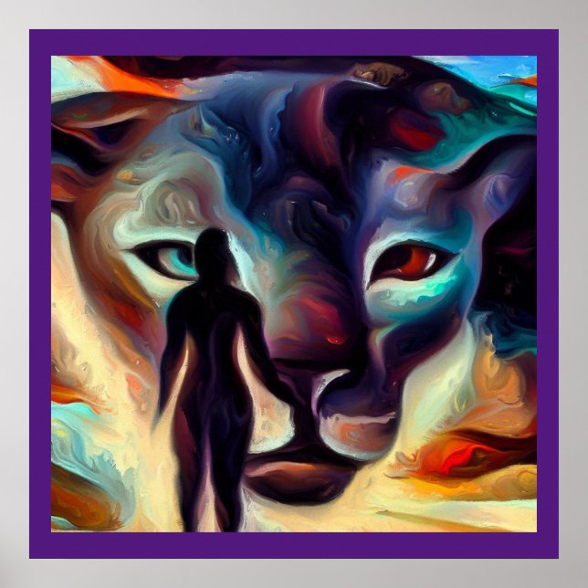 Poster Spirit Animal Panther 3 (Devant)