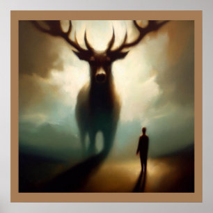 Poster Spirit Animal Reindeer 1
