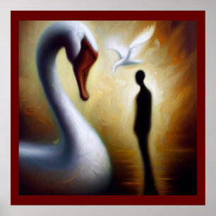 Poster Spirit Animal Swan 1