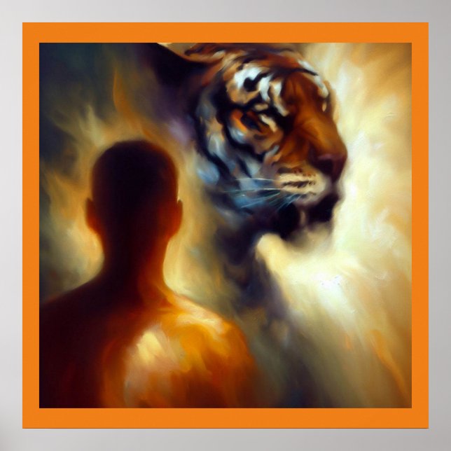 Poster Spirit Animal Tiger 2 (Devant)