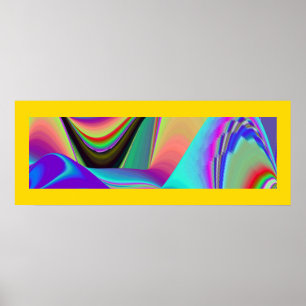 Poster Spirit of Summer Breeze Abstrait 3D Rainbowart