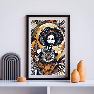 Poster Spirit of the Matriarch - Port Tribal Afrocentric