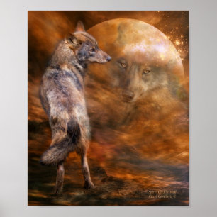 Poster Spirit Of The Wolf Art Poster/Imprimer