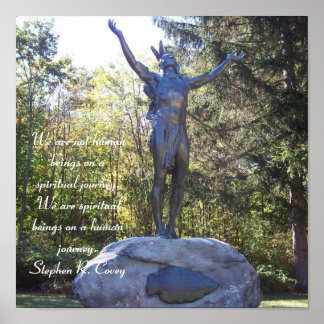 Poster Spirituel Amérindien