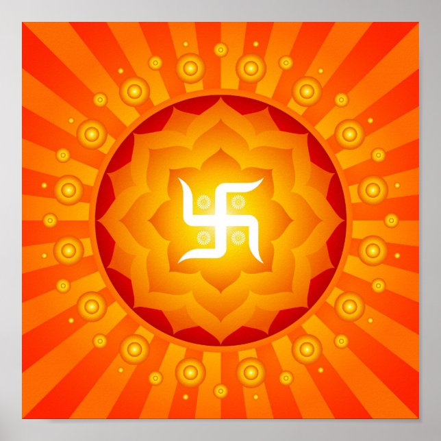 Poster Spirituel Swastika (Devant)