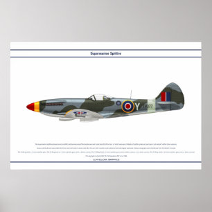 Poster Spitfire GB 28 Sqn 1