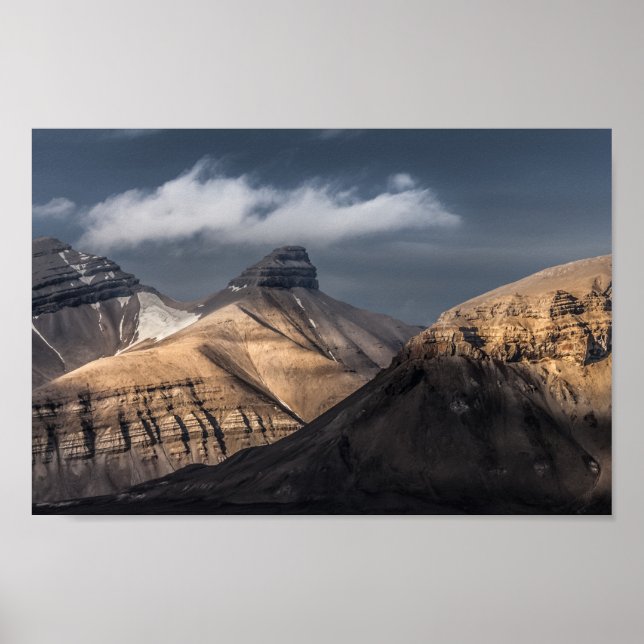 Poster Spitsbergen Svalbard (Devant)