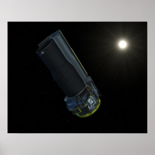 Poster Spitzer vu dans la lumière visible