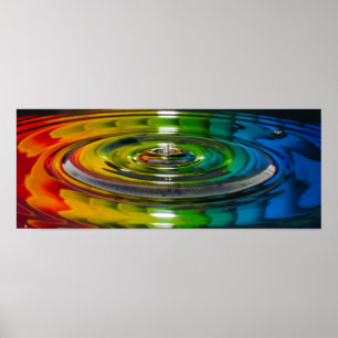 Poster Splash couleur