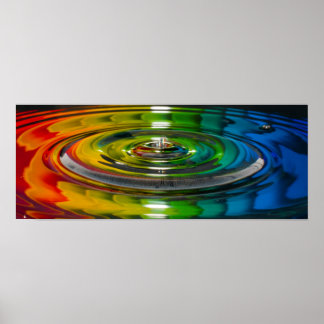 Poster Splash couleur