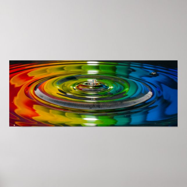 Poster Splash couleur (Devant)