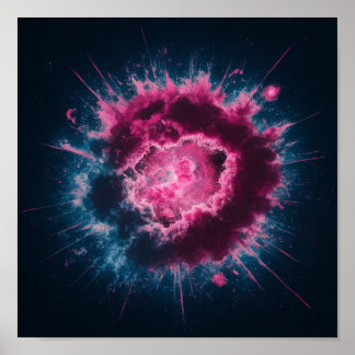 Poster Splash couleur