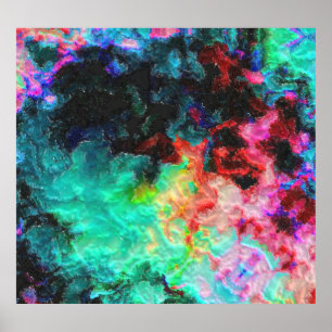 Poster Splash couleur : Aquarelle Abstraite