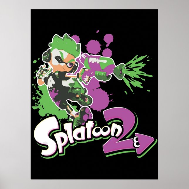 Poster Splatoon 2 Enkling Boy (Devant)