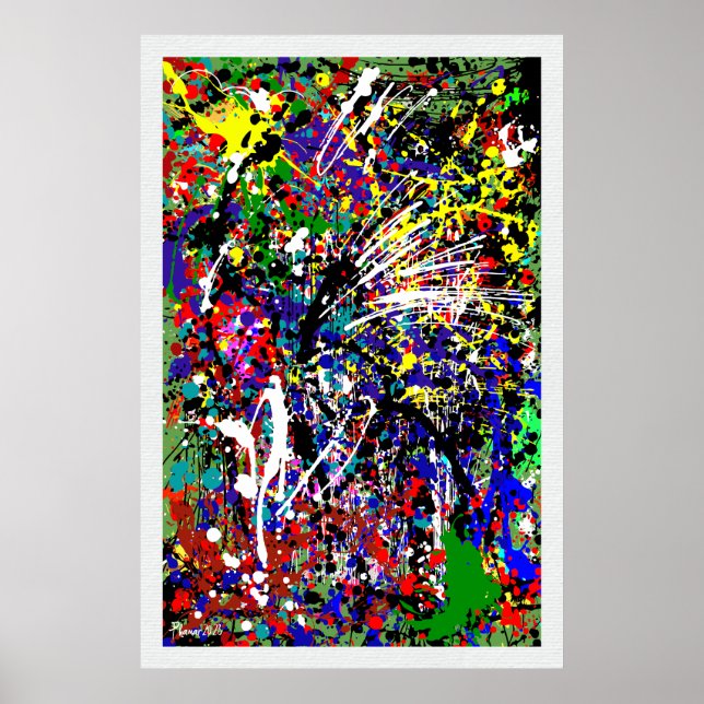 Poster Splatter Up Paint Splatter (Devant)