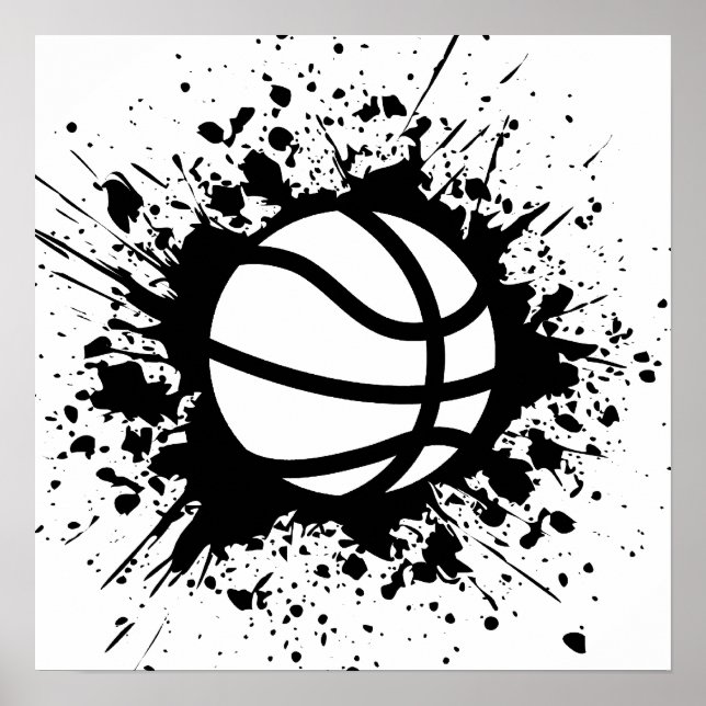 Poster splatz de basket (Devant)