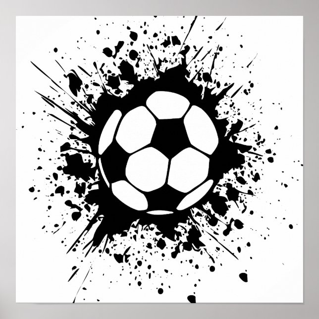 Poster splatz de football (Devant)