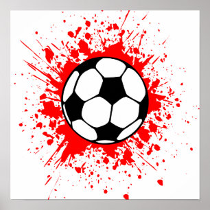 Poster splatz de football