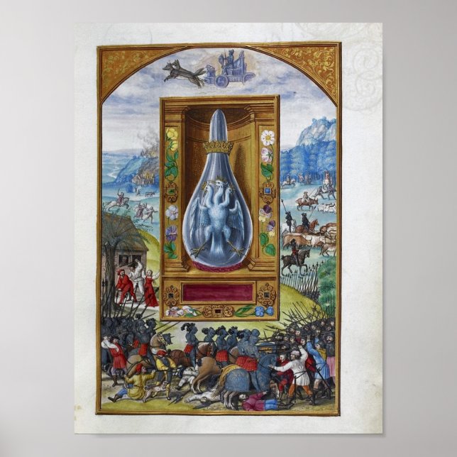 Poster Splendor Solis, un traité alchimique allemand (Devant)