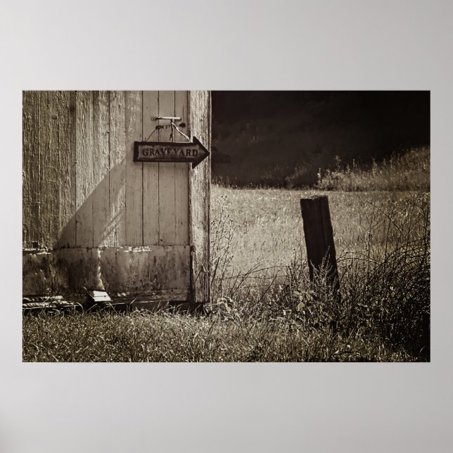 Poster Spooky Graveyard (Devant)