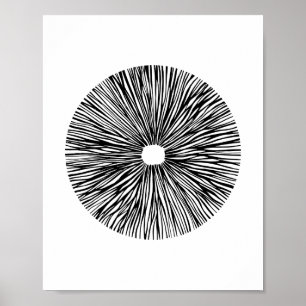 Poster spore de champignon magique