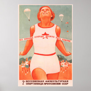 Poster Sport soviétique