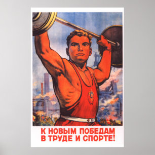 Poster Sport soviétique