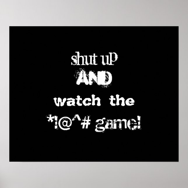 Poster Sports amusants (Devant)