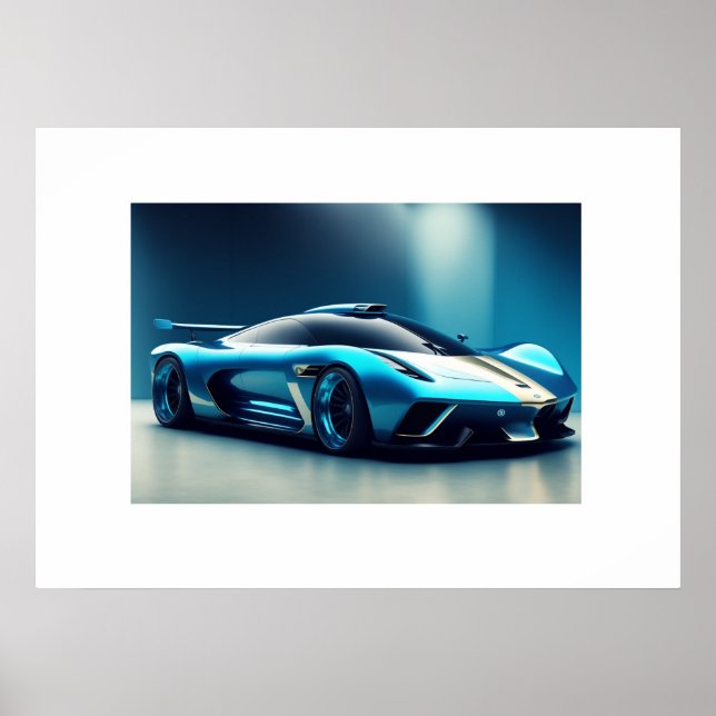 Poster Sports Car (Front)