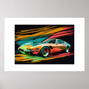 Poster Sports Car