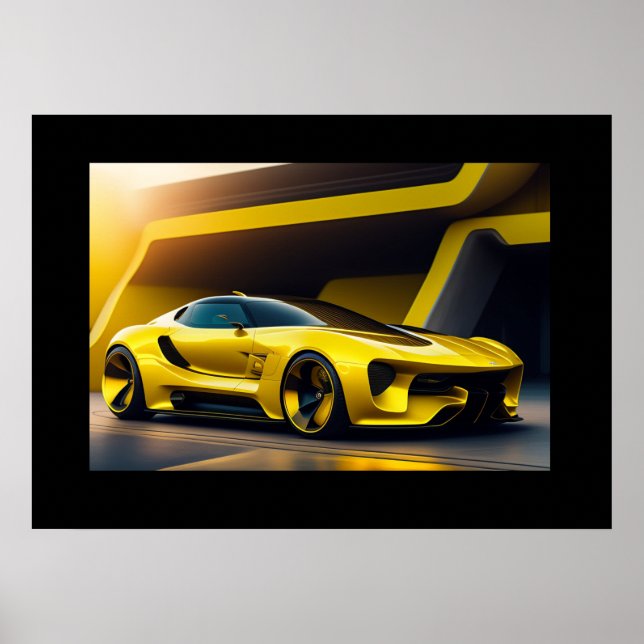 Poster Sports Car (Front)