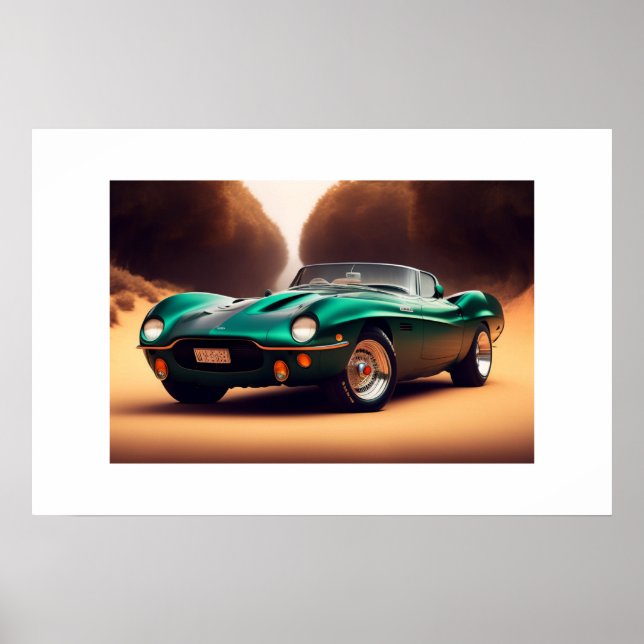 Poster Sports Car (Front)