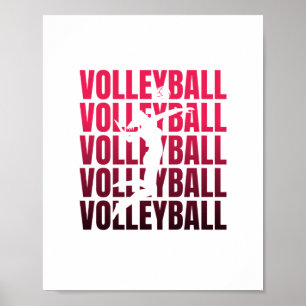 Poster Sports de volley-ball Cadeaux du joueur d'équipe