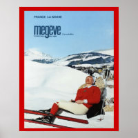 Sports d'hiver vintages, France, Savoie, Megeve