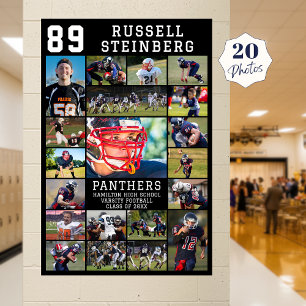Poster Sports Senior Night Graduation 20 Photo Collage