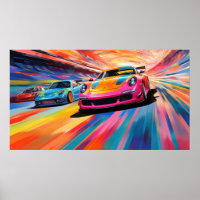 Sportscars colorés
