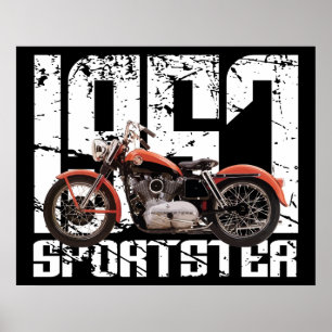 Poster Sportster 1957