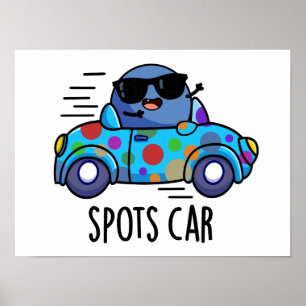 Poster Spots Voiture Amusante Sport Jeux Voiture
