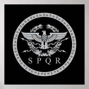 Poster SPQR L'Emblème De L'Empire Romain