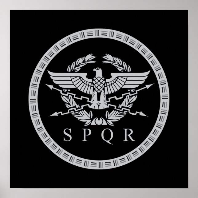 Poster SPQR L'Emblème De L'Empire Romain (Devant)