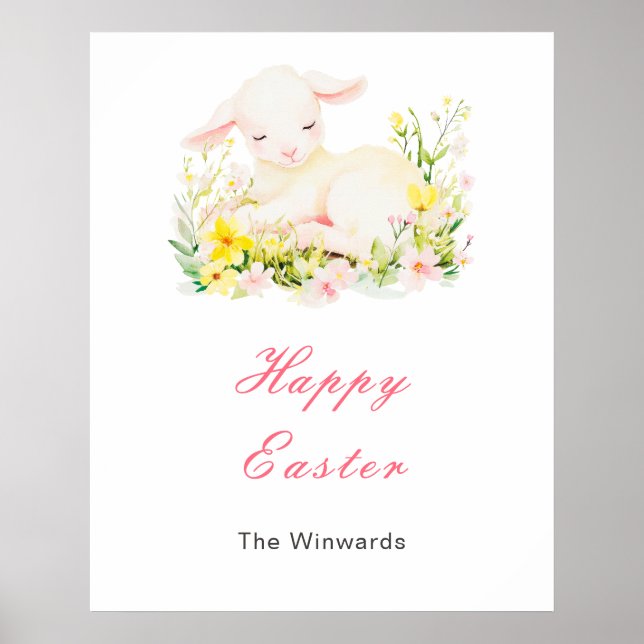 Poster Spring Lamb Easter Brunch (Devant)