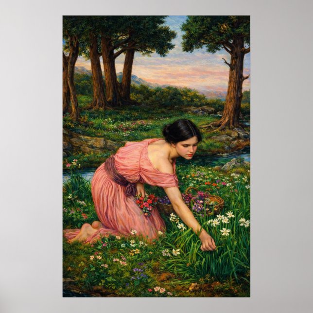 Poster Spring Spreads One Green Lap of Flowers (Devant)