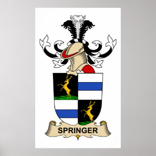 Poster Springer Family Crest