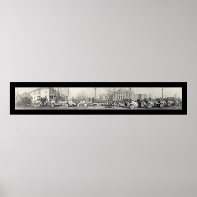 Poster Springfield Fire Department Photo 1917 (Devant)